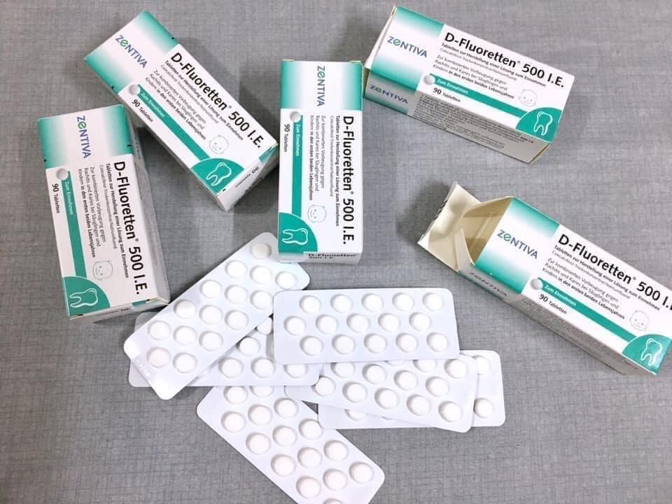 Vitamin D Dfluoretten Đức 90 viên