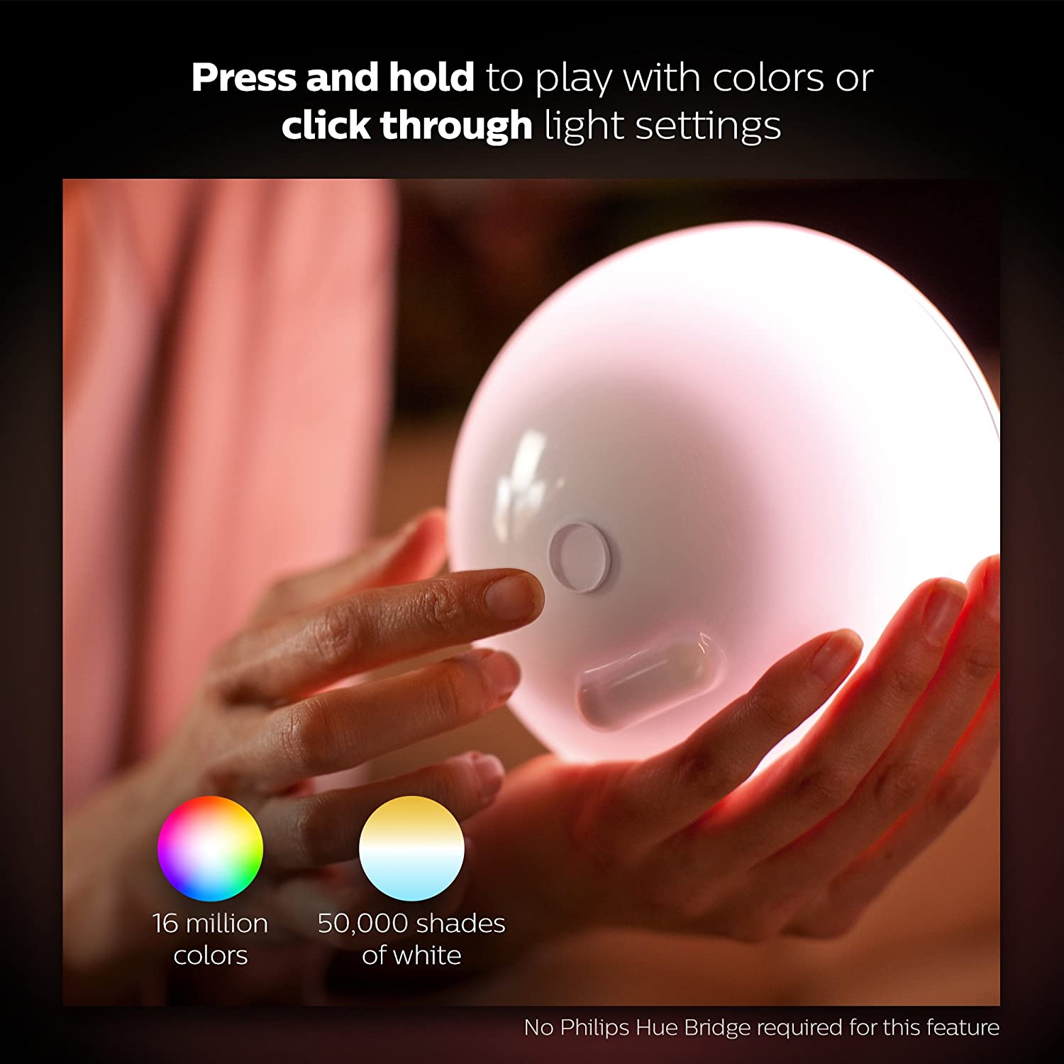 Combo Philips Hue Go Portable Zigbee và Hue Bridge [Giảm - 5%]