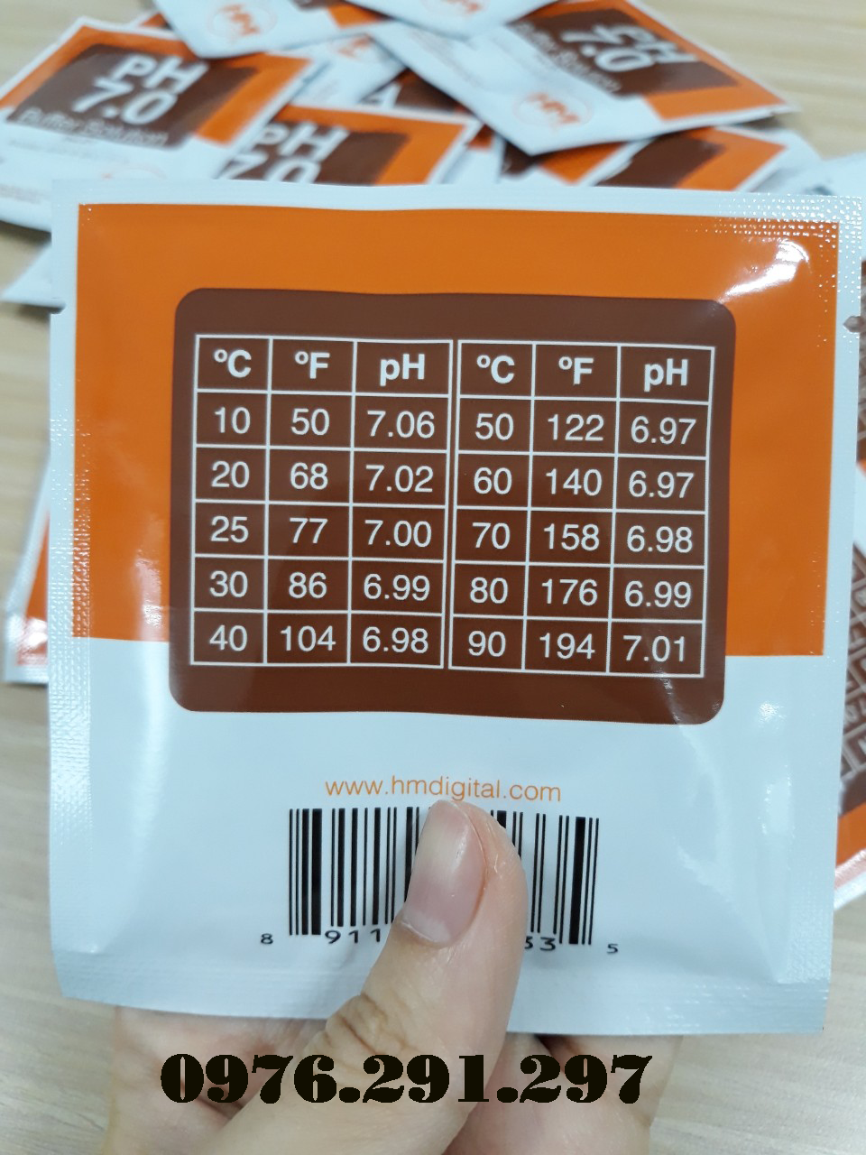 [HCM]Gói dung dịch PH7 - Dung dịch chuẩn PH