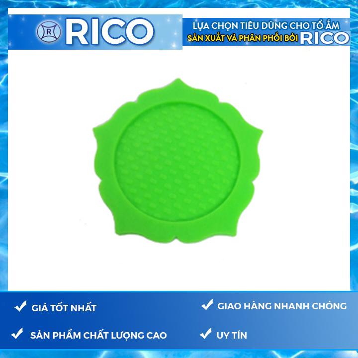 Bộ 10 miếng lót ly dẻo hoa mai Rico