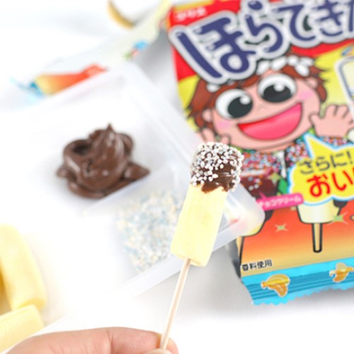 Popin Cookin làm kẹo Chocolate chuối