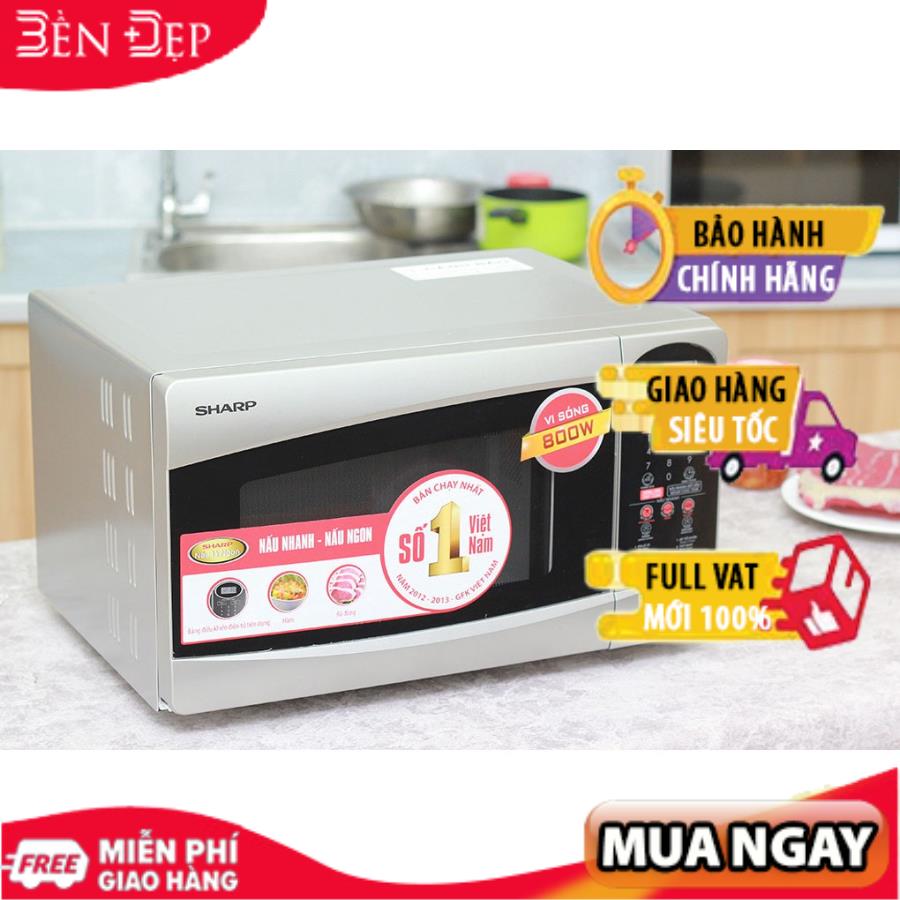 Lò vi sóng Sharp R-25D1(S)VN 22 lít (Giá áp dụng giao tại HN, HCM& các tỉnh liên hệ shop)