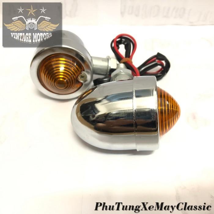 ĐÈN XI NHAN CLASSIC - Đèn Xi nhan độ classic dạng Hột Vịt (Giá đã bao gồm 1 cặp)