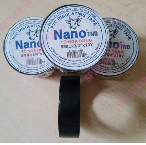 [HCM]2 cuộn băng keo điện PVC 10y Nano