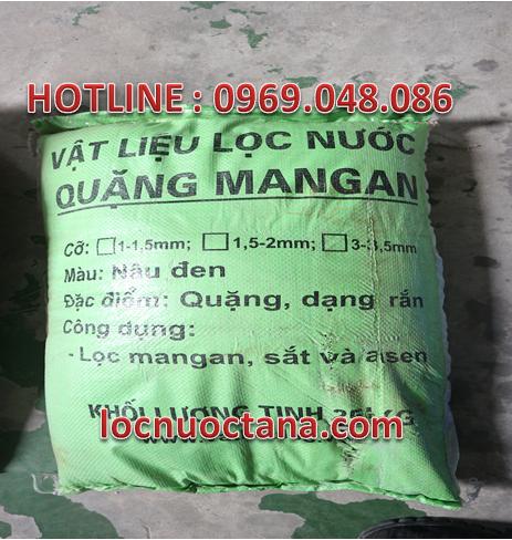 QUẶNG MANGAN VẬT LIỆU LỌC NƯỚC