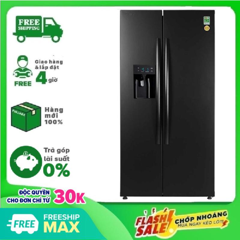 TRẢ GÓP 0% - Tủ lạnh Toshiba GR-RS637WE-PMV(06)-MG 493 lít Inverter kết hợp thông minh công nghệ khử mùi diệt khuẩn và tiết kiệm điện năng - Bảo hành 12 tháng