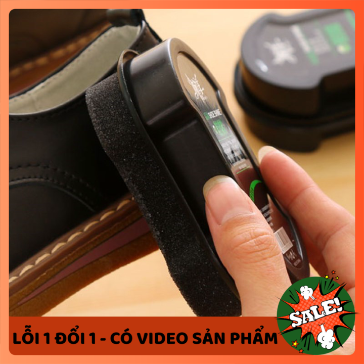 Xi mút đánh giày - Miếng lau giày siêu sạch - Xi mút đánh giày da - Mút lau sạch bóng giày dép túi xách - Miếng bọt biển đánh giày