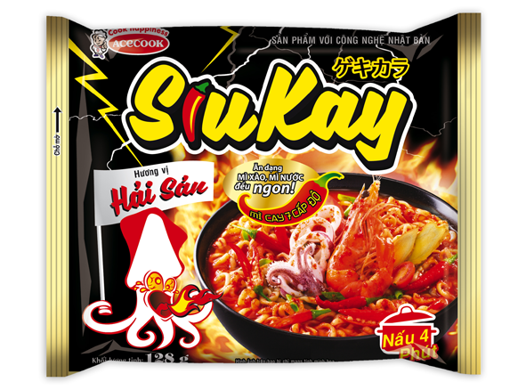 Mì hải sản SiuKay gói 128g