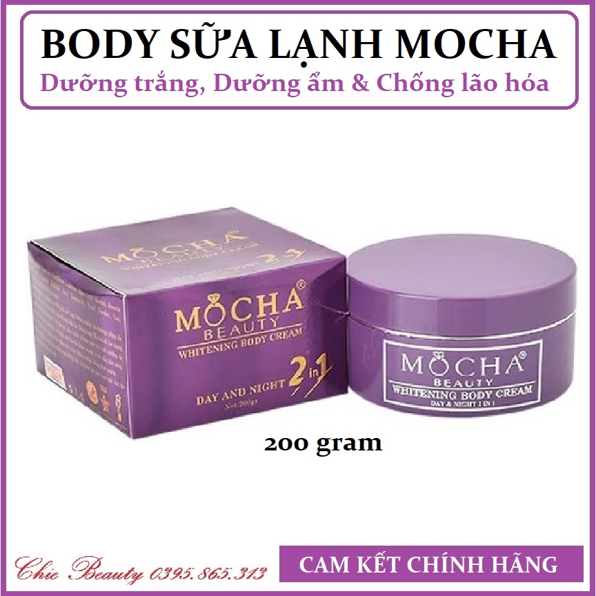 BODY SỮA LẠNH MOCHA - HÀNG CHÍNH HÃNG