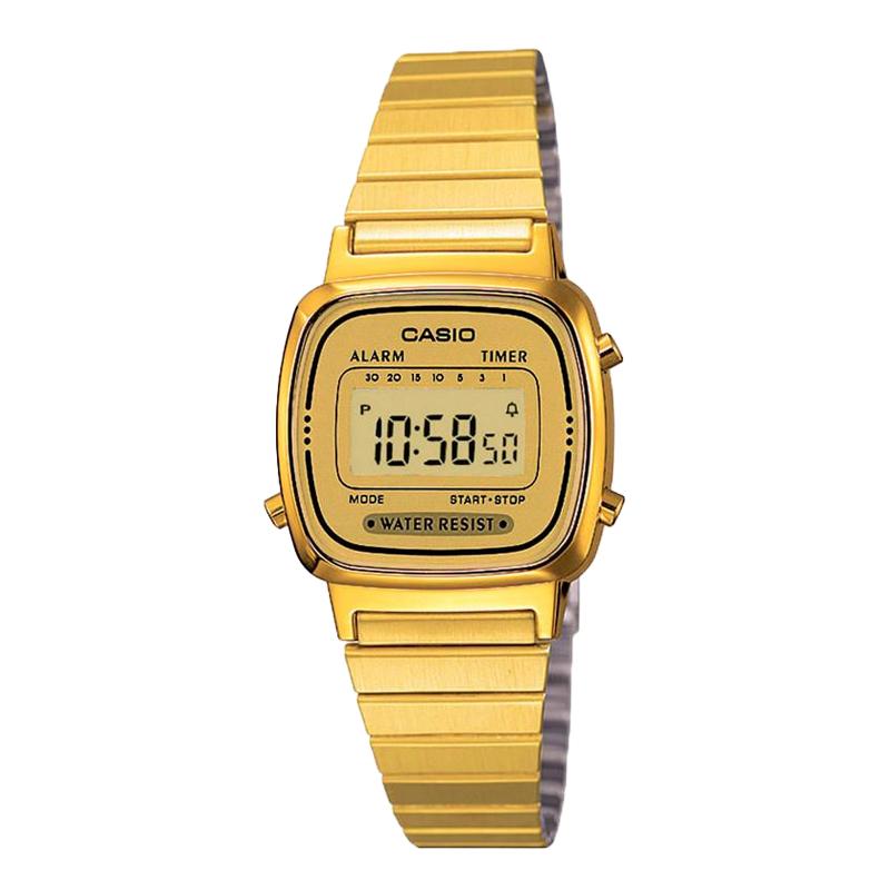 Đồng hồ Casio General Nữ Dây Kim Loại LA670WGA-9DF