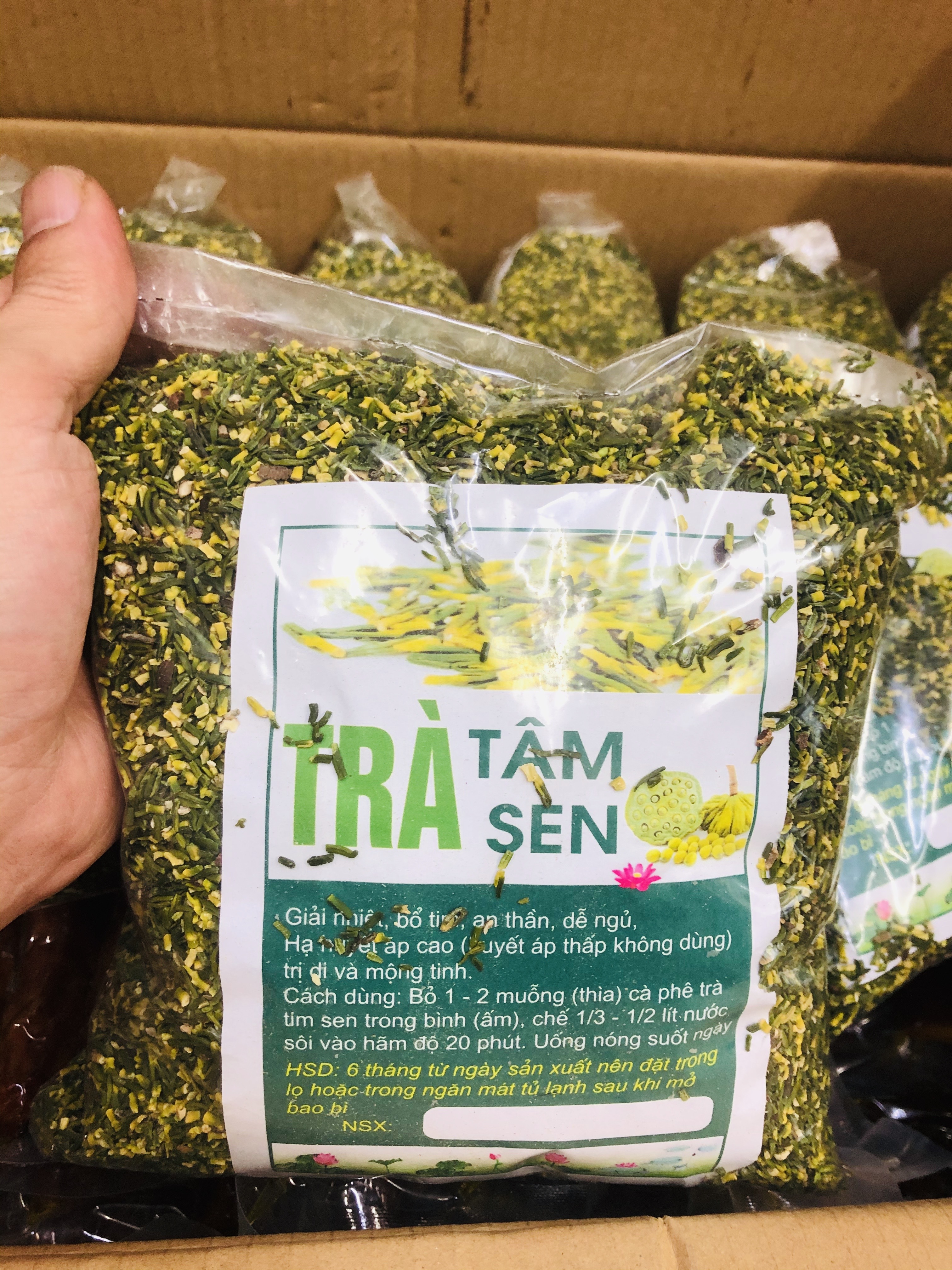 500gr Tâm Sen Khô Sao Vàng