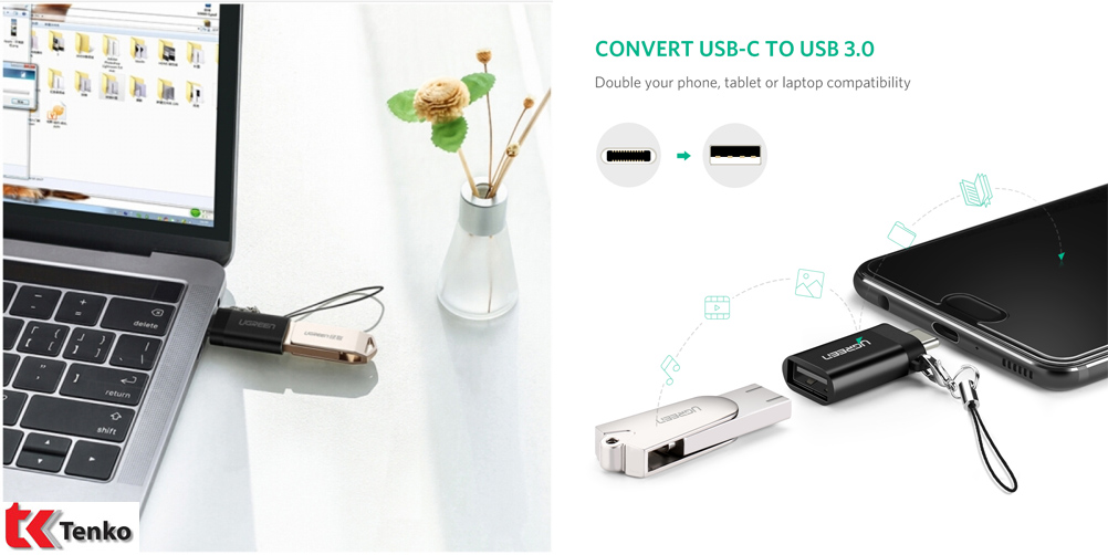 Đầu chuyển USB type-C ra USB 3.0  UGREEN 50283