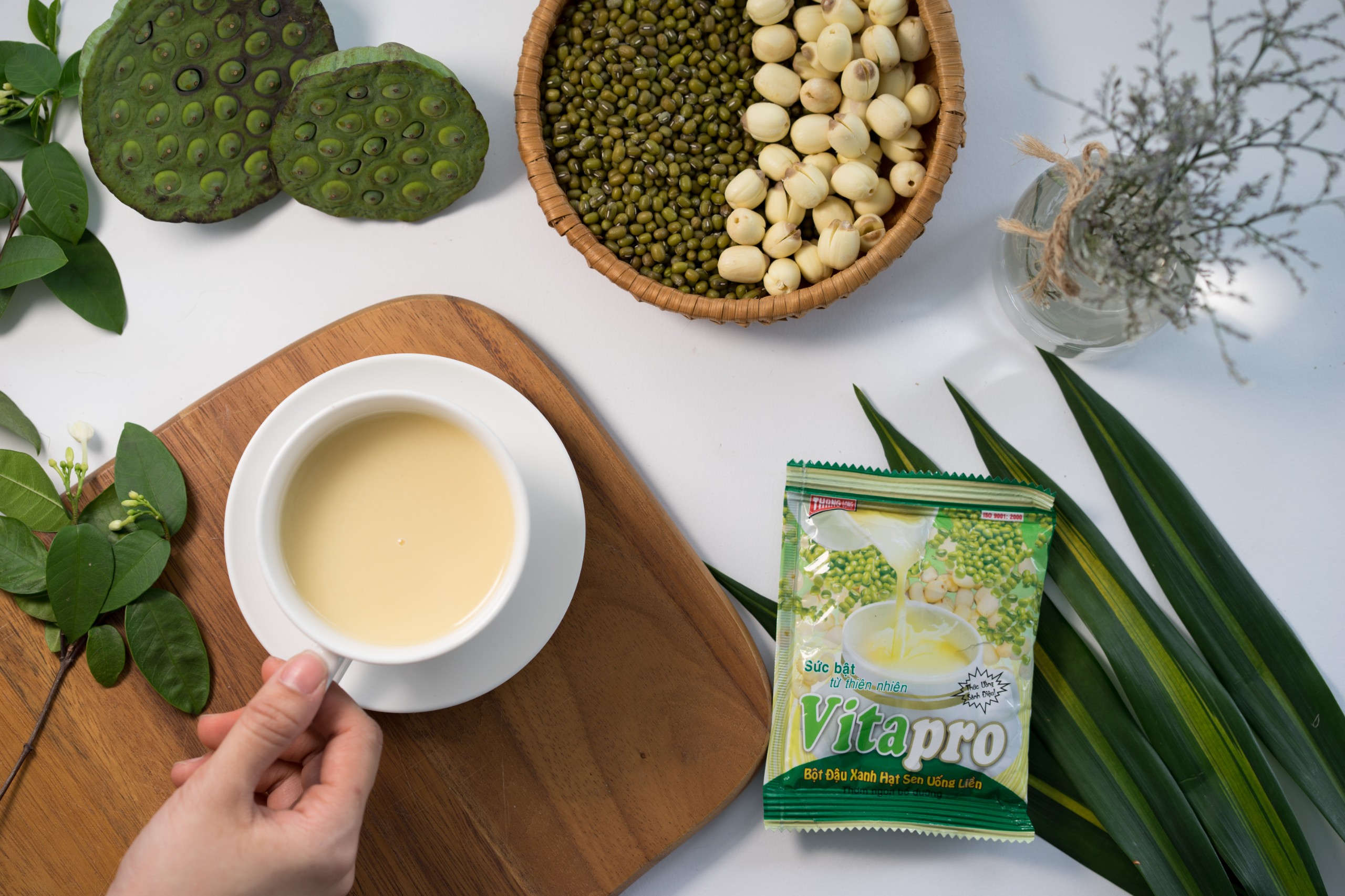 BỘT ĐẬU XANH HẠT SEN VITAPRO 350G