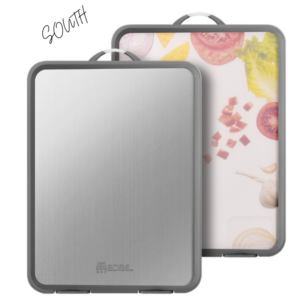 Thớt Inox 304 Cao Cấp 2 Mặt Kháng Khuẩn