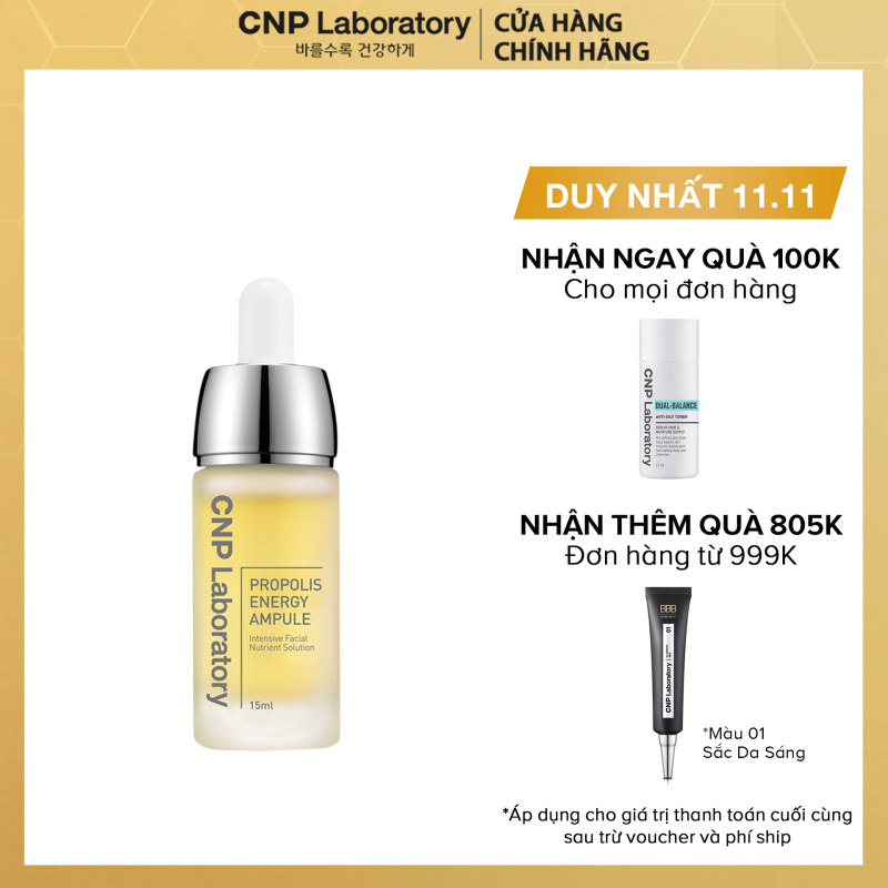 Tinh chất keo ong tái tạo phục hồi da CNP Laboratory Propolis Energy Ampule 15ml giá rẻ