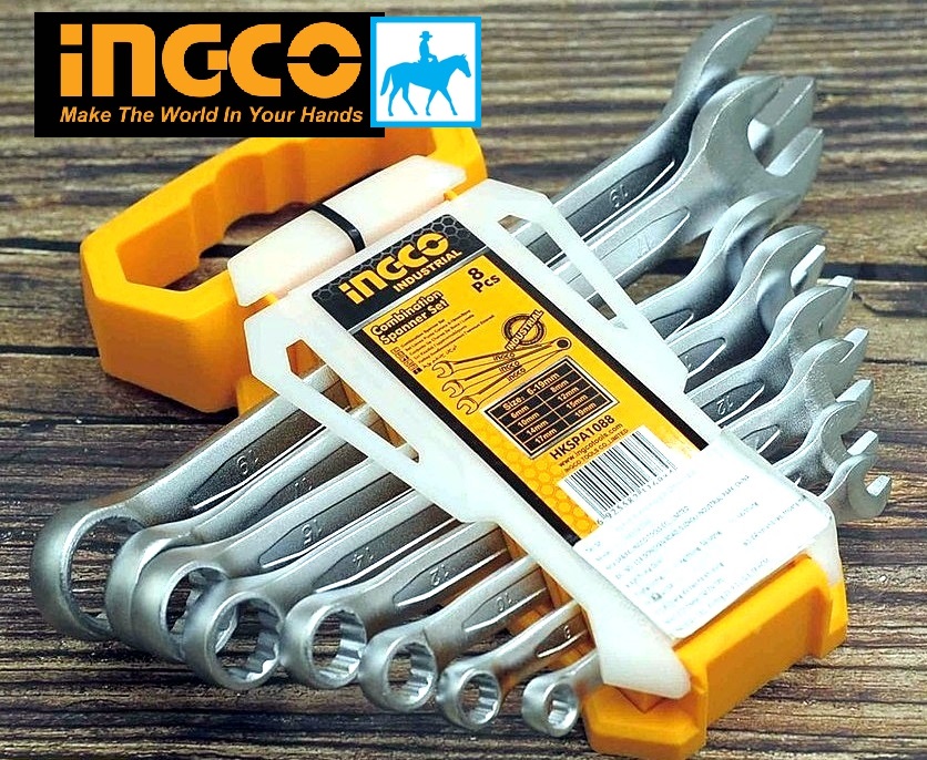 Bộ 8 cờ lê vòng miệng 6-19mm Total THT102286