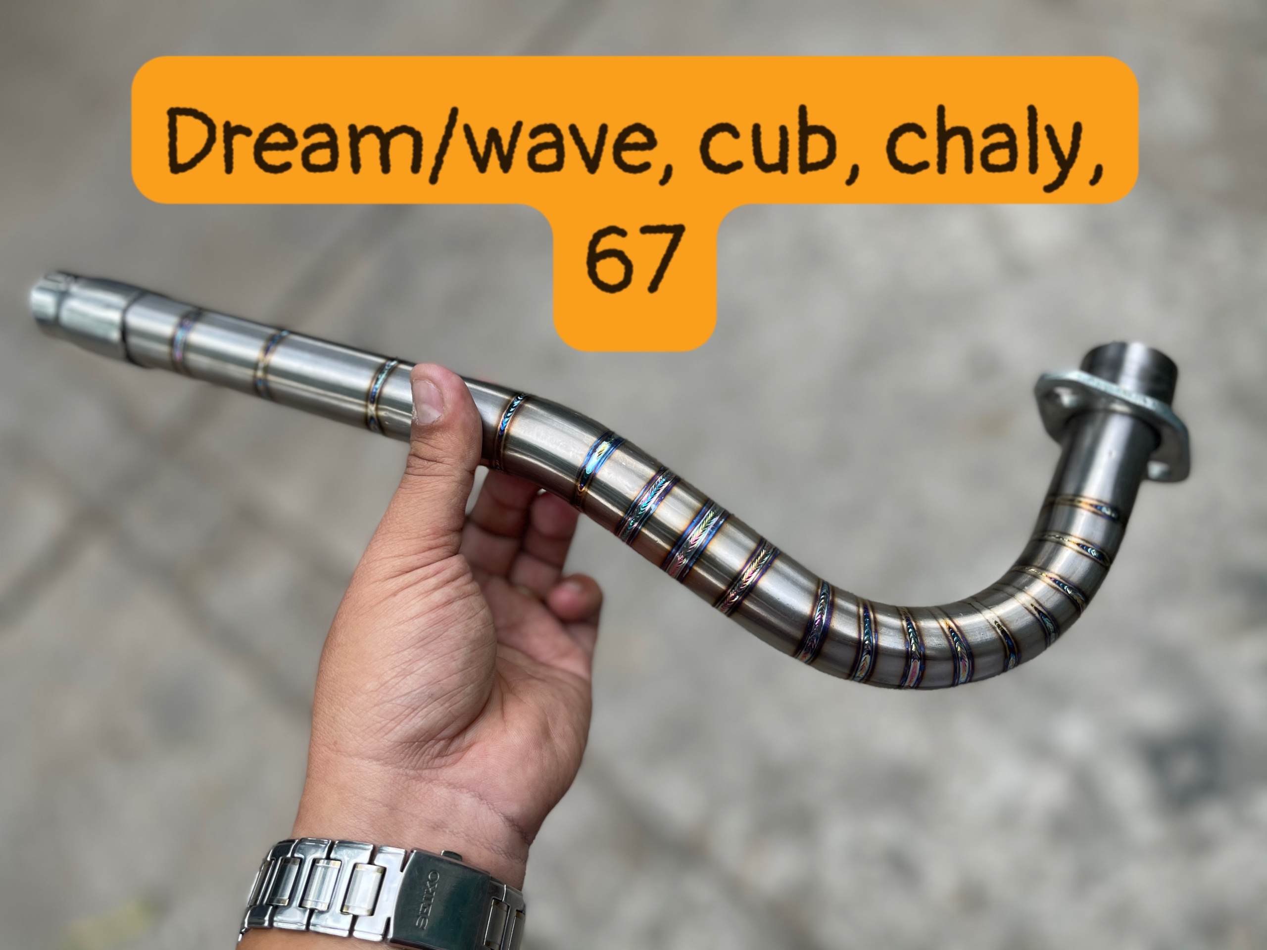 [HCM]Cổ Titan Thòng Form Thái Cho Dream/Wave nhỏ/Cup/Chaly/67