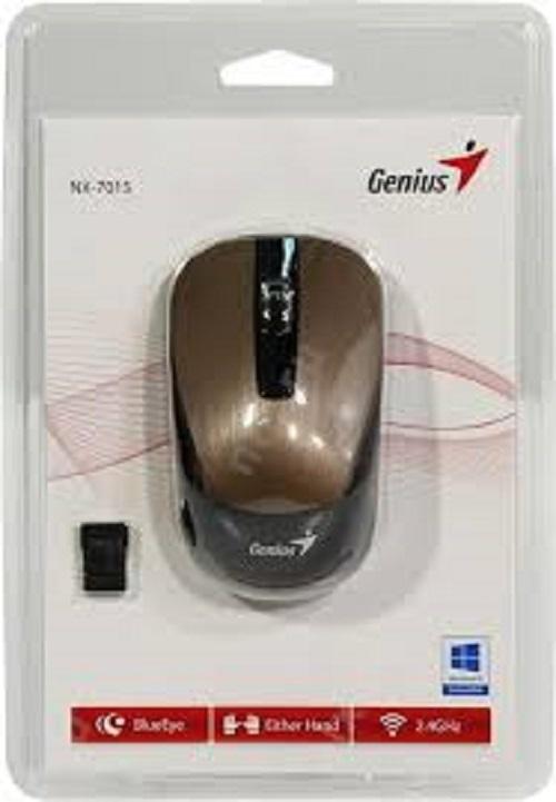 Chuột không dây Genius NX-7015 (Nâu Hồng)