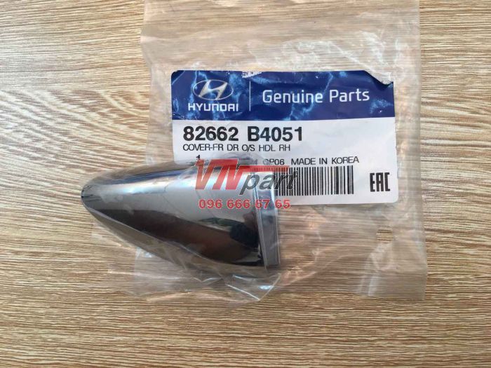 Đuôi tay mở cửa trước phải hyundai i10 grand | 82662b4051