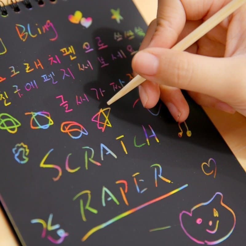 Sổ Scratch Note-Sổ Than Ma Thuật Ghi Chép A6