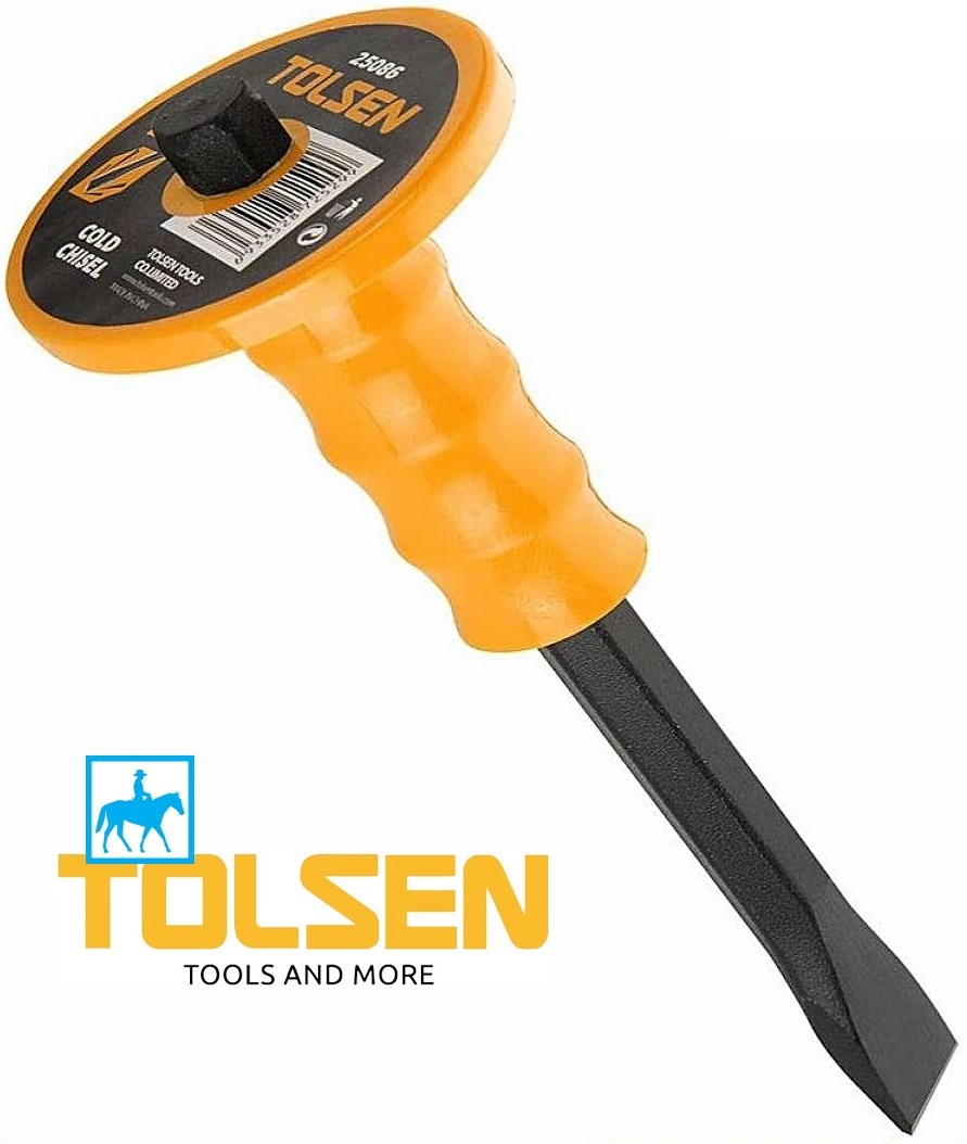 [HCM]Mũi Đục Sắt Mũi Dẹp Đục Tường Bê Tông Dài 300mm Cold Chisel TOLSEN 25089
