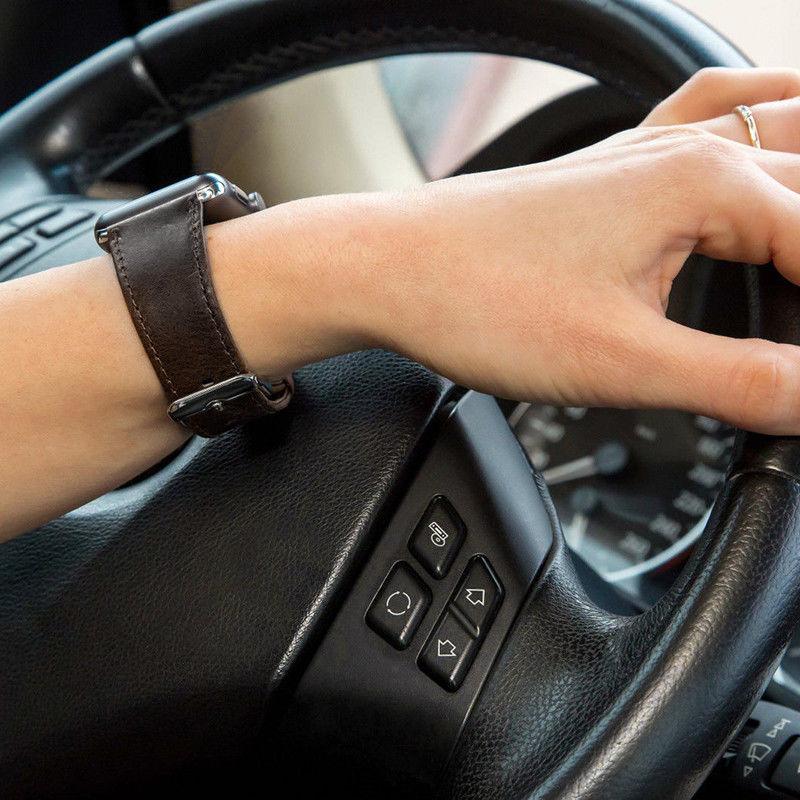 Dây Đồng Hồ Da Cá Sấu Handmade cho Apple Watch 42mm