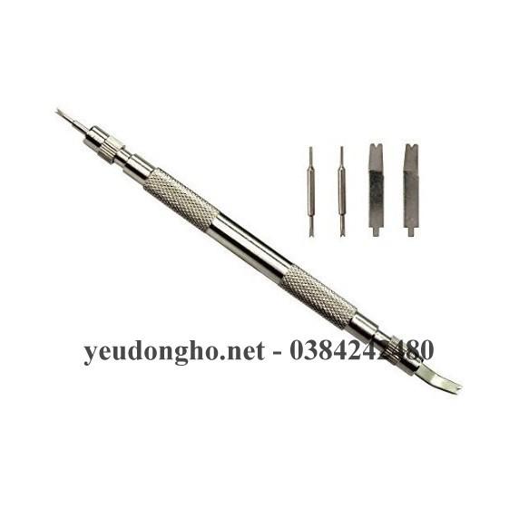 Dụng cụ thay dây đồng hồ 2 đầu tặng kèm đầu dự phòng
