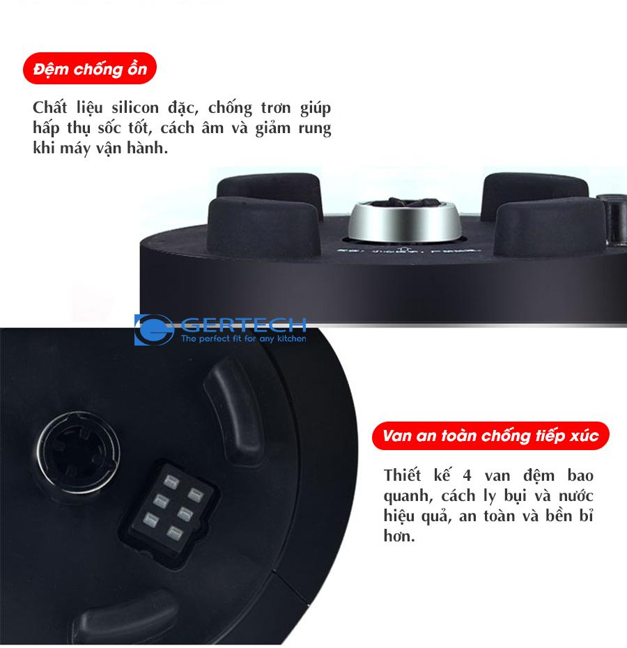 Máy xay nấu sữa hạt và trái cây Gertech