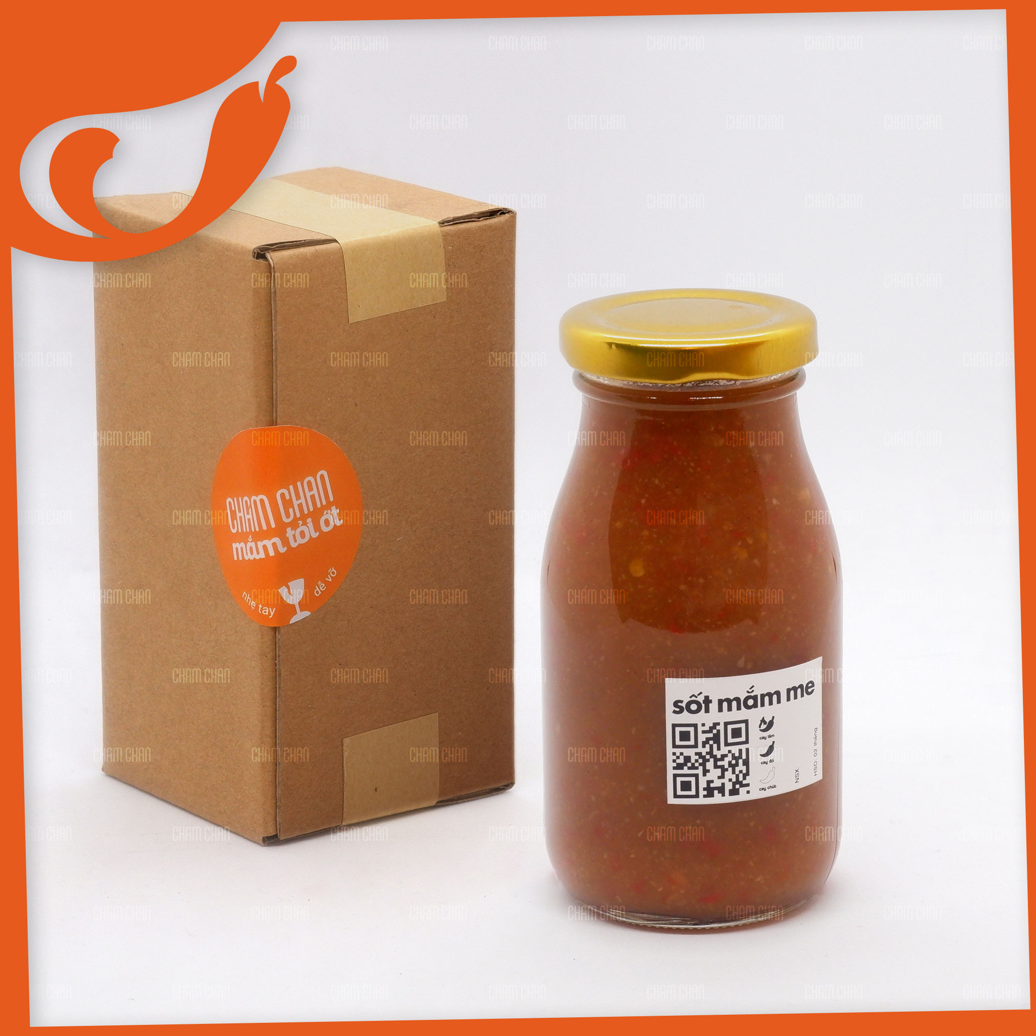 [HCM]Sốt Mắm Me Chấm Chan - Chai 200ml / Cay Đó