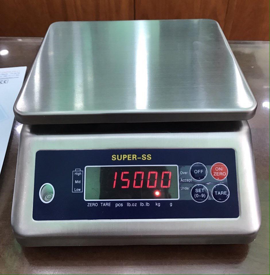 [HCM]Cân Điện Tử Thủy Sản Chống Nước INOX - 3Kg 6Kg 15Kg 30Kg