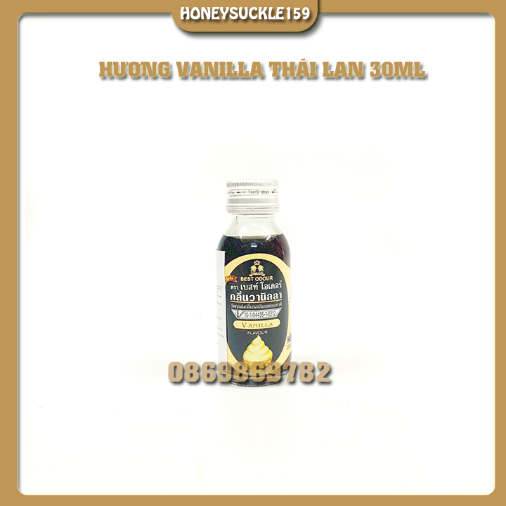 Hương Vanilla Thái Lan Best Odour Chai 30ml