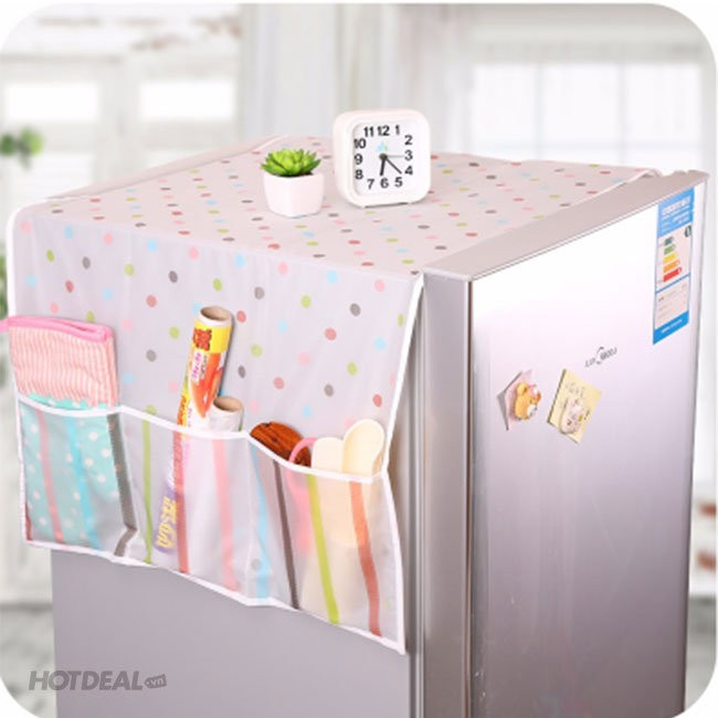 Tấm phủ tủ lạnh trang trí và chứa đồ