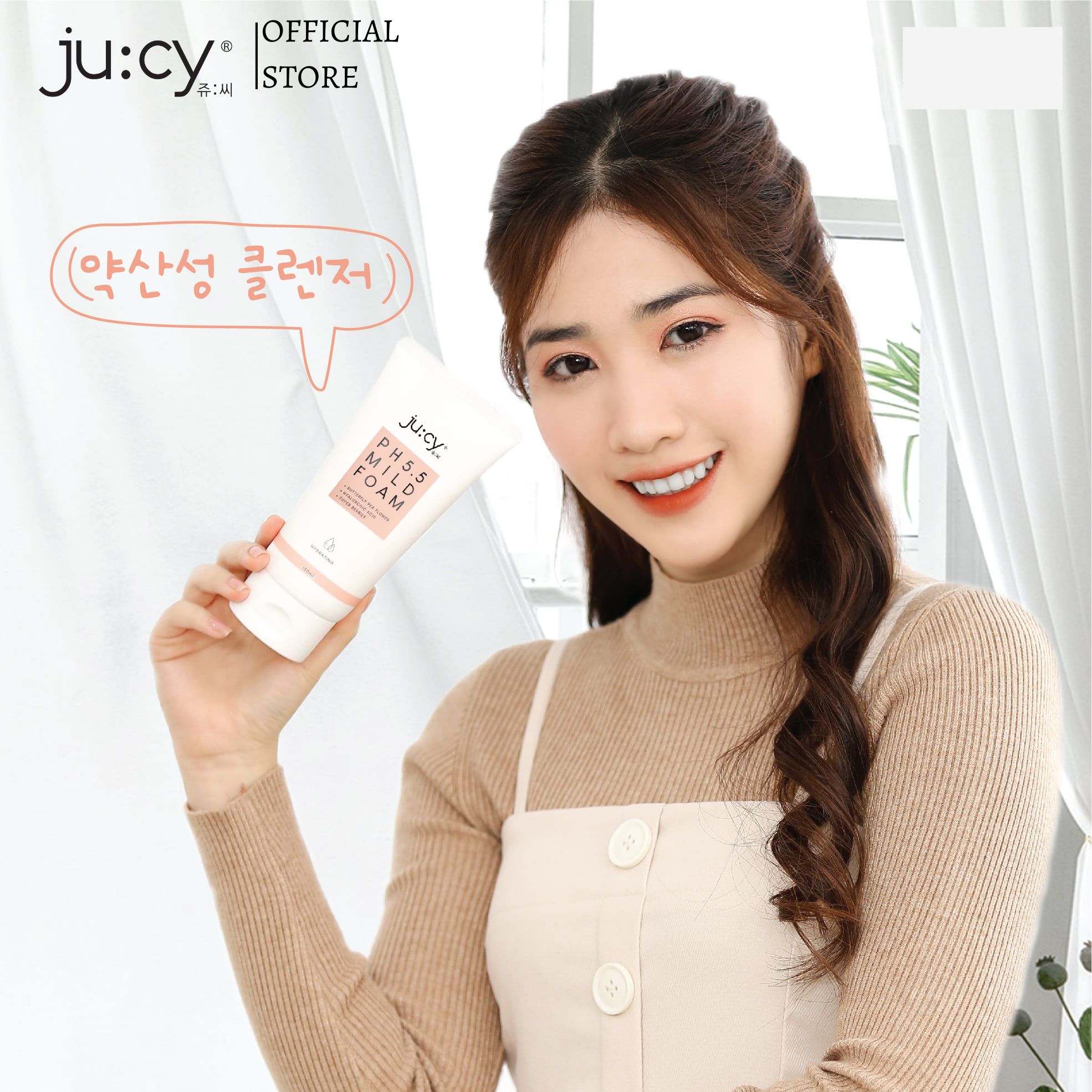 Sữa rửa mặt Ju:cy pH5.5 Mild Foam