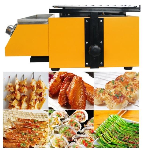 Bếp nướng gas 4 đầu đốt ET-K222