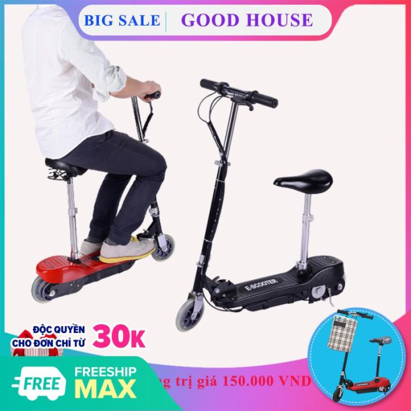 Giá bán Xe điện gấp gọn Mini E-SCOOTER tặng giỏ đựng đồ treo tiện lợi ( Bảo hành 2 năm lỗi 1 đổi 1 trong 7 ngày )