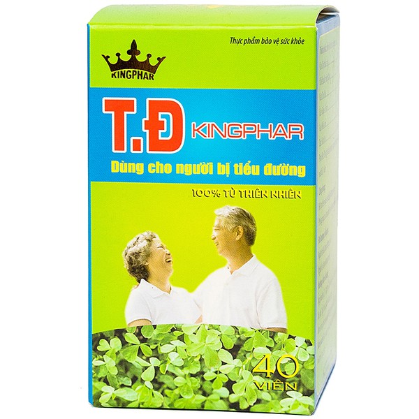 [HCM]Viên uống T.Đ Kingphar – Tiểu đường biến chứng tăng đường huyết hoa mắt chóng mặt mất ngủ giảm trí nhớ rối loạn tiền đình