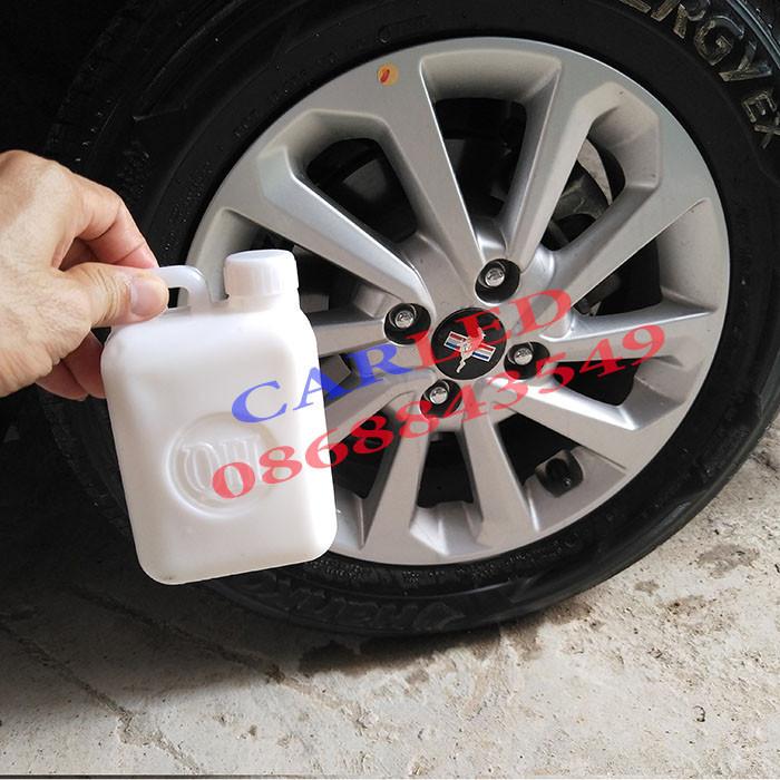 Dung dịch silicon trắng đánh bóng võ xe