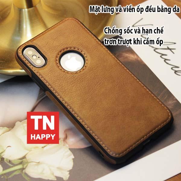 Ốp lưng da iPhone X chất lượng cao - TN Happy phân phối
