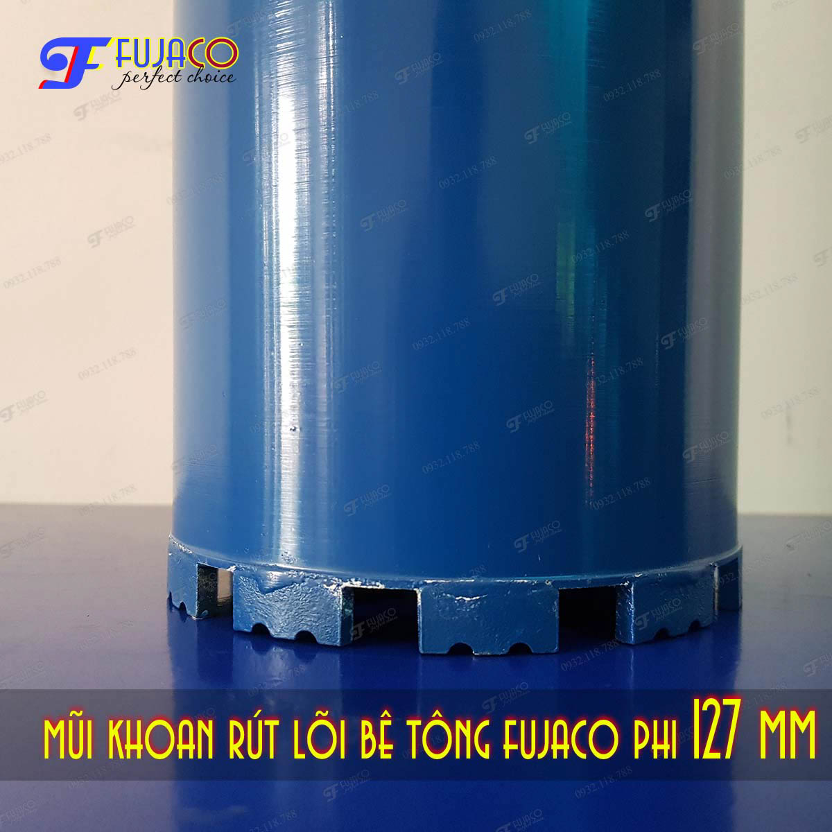 [HCM]Mũi khoan rút lõi bê tông phi 127 mm - FUJACO