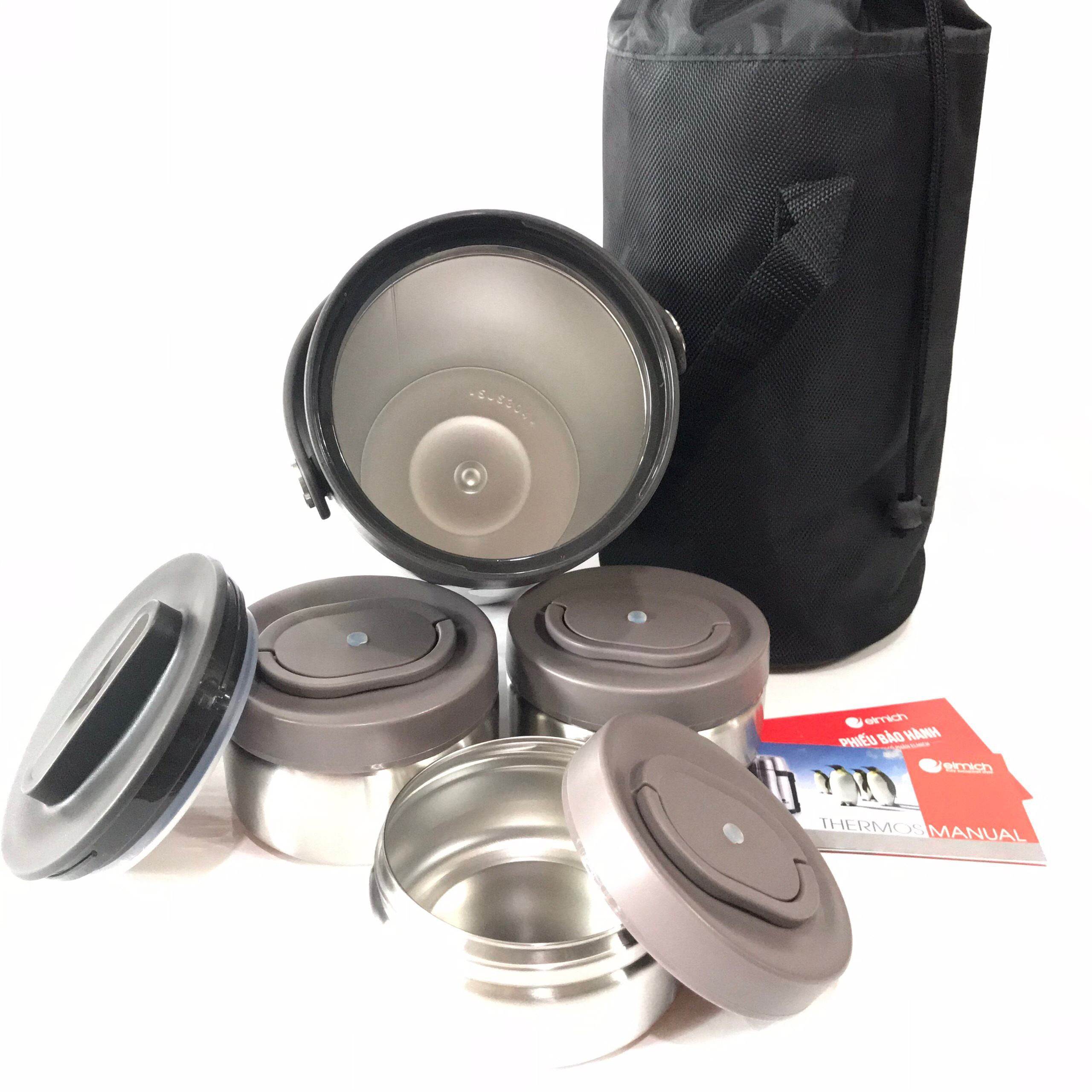 Bình đựng thức ăn giữ nhiệt cao cấp Elmich EL-3129 1500ml