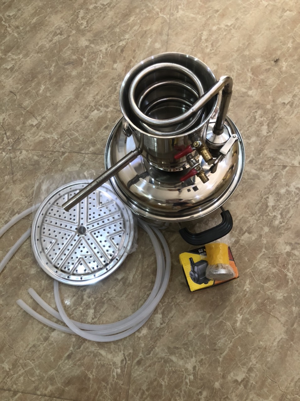 nồi chưng cất 10 lit-BH 12 THÁNG