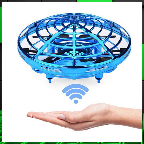 Đĩa bay UFO cảm biến thông minh tự điều khiển bằng cảm ứng và bằng tay