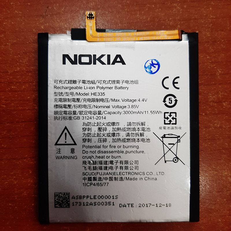 Pin dành cho Nokia 6 2017 TA-1021 TA-1033