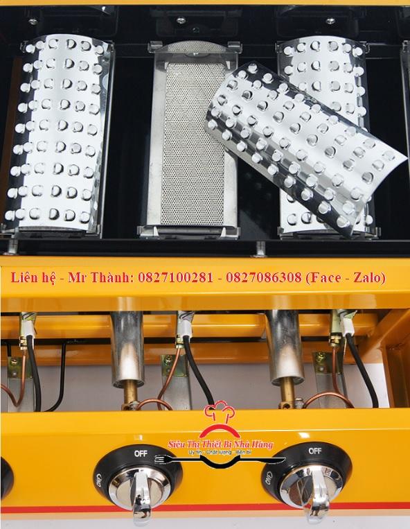 Bếp nướng gas 4 đầu đốt ET-K222