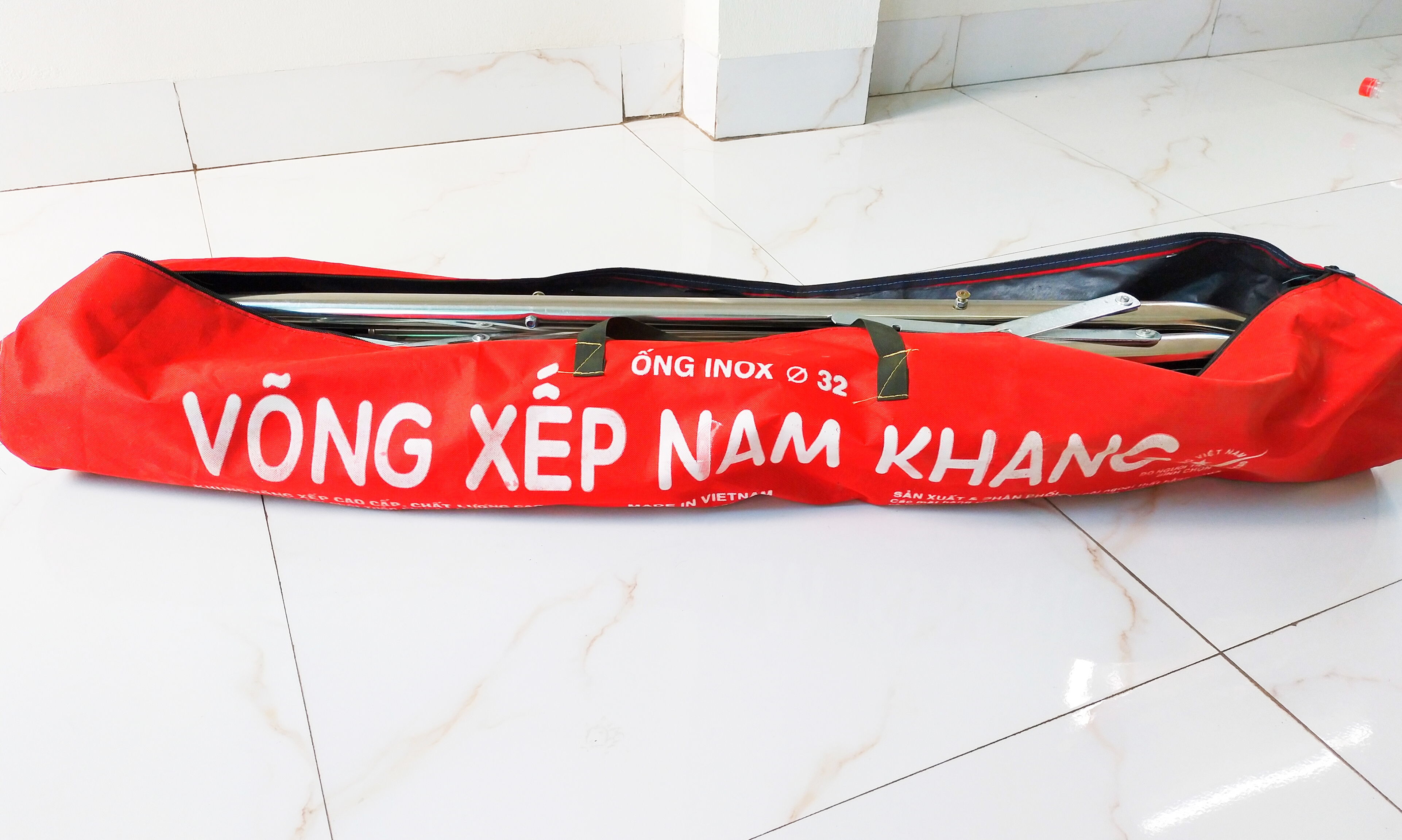 Võng xếp Inox Cao Cấp