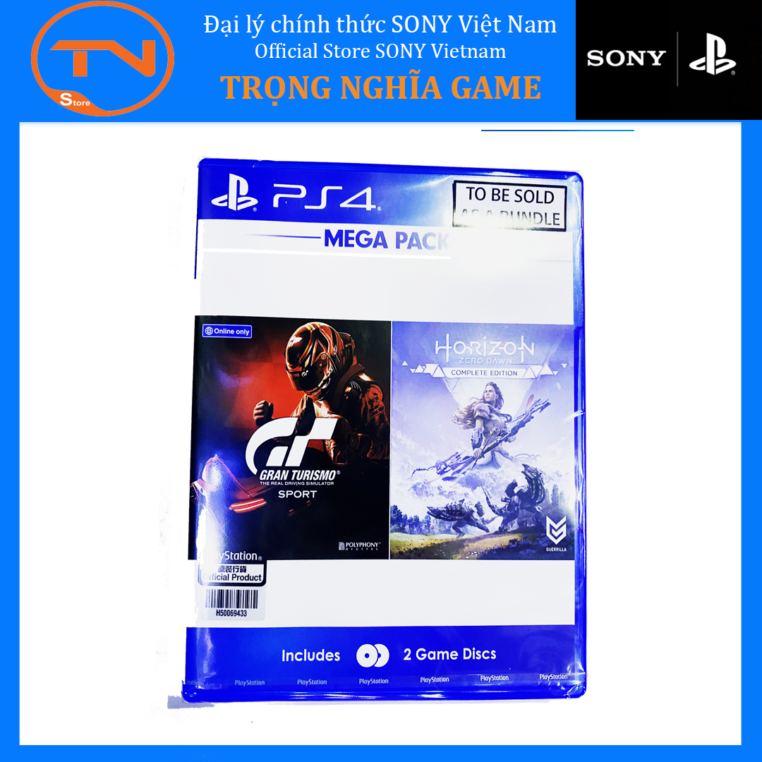 Combo đĩa game PS4 Grand Turismo + Horizon Zero Dawn Complete Edition