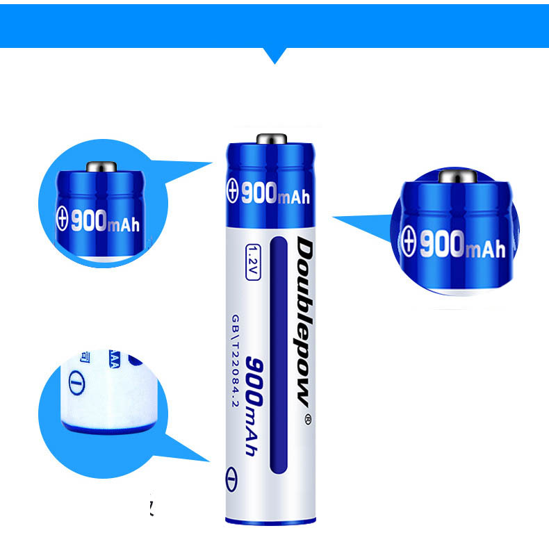 Pin sạc AAA 900mAh Doublepow (Hộp 4 viên)