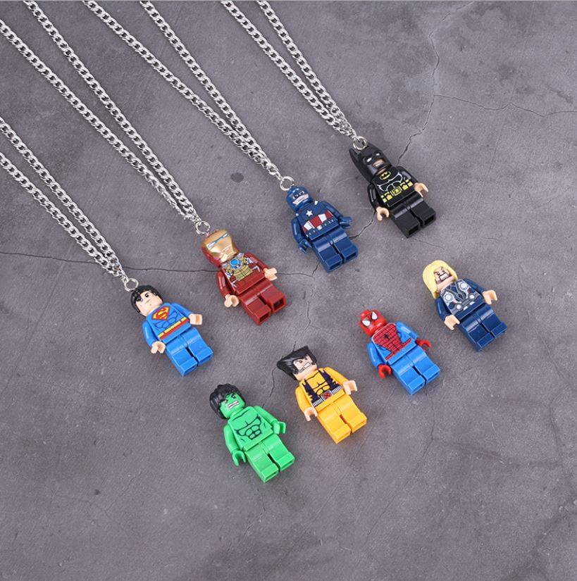 [HCM]Dây chuyền khối LEGO không gỉ