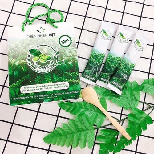 Cafe xanh kháng mỡ thiên nhiên việt
