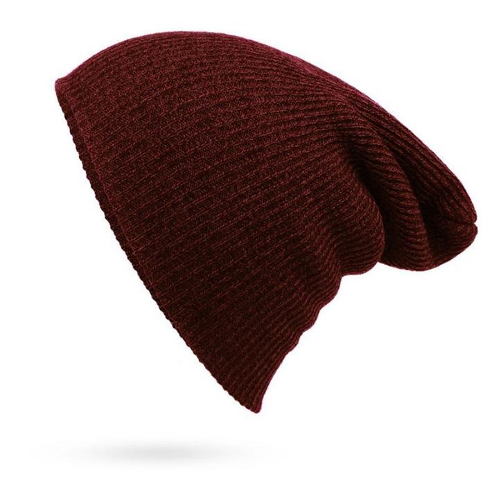 Mũ Len Beanie Cá Tính - Nón Len Trơn Hàn Quốc Thời Trang